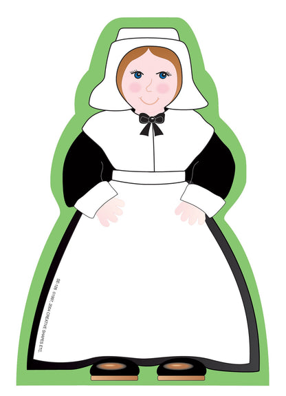 SHAPES ETC. Mini Notepad - Pilgrim Girl