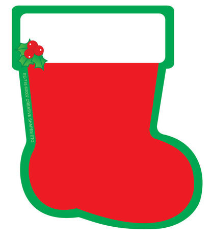 SHAPES ETC. Mini Notepad - Stocking