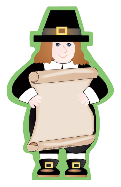 SHAPES ETC. Mini Notepad - Pilgrim Boy