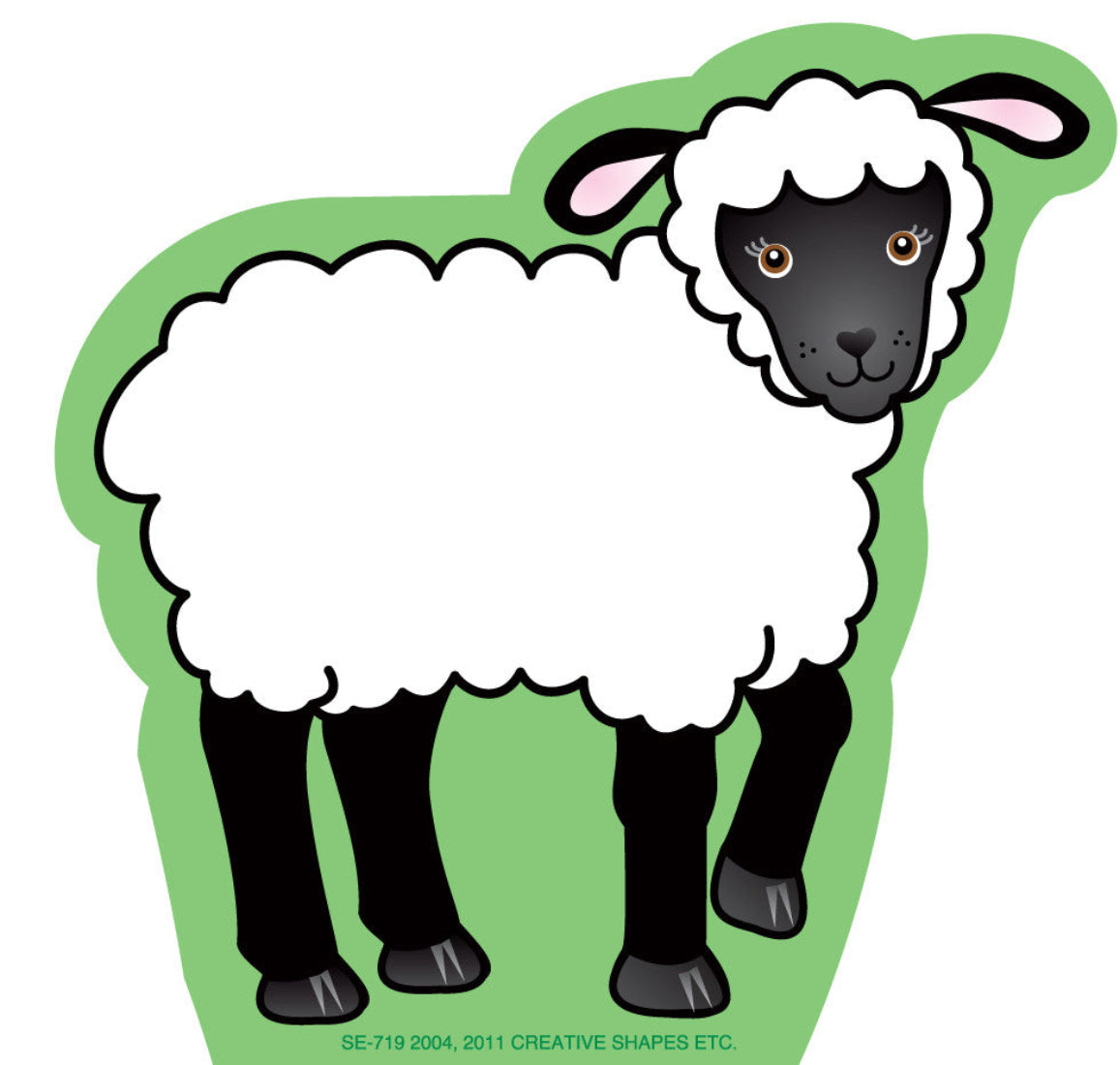 SHAPES ETC. Mini Notepad - Lamb