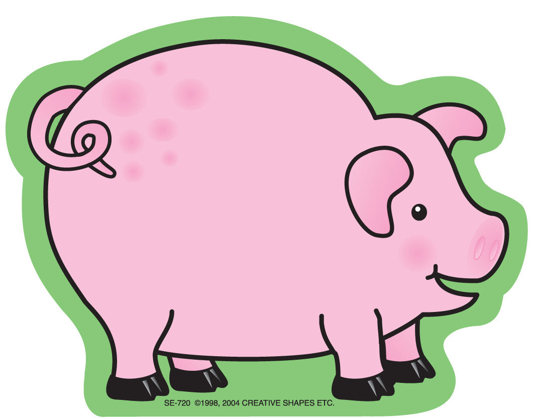 SHAPES ETC. Mini Notepad - Piglet