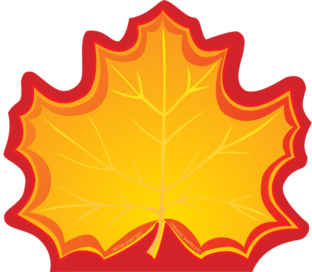 SHAPES ETC. Mini Notepad - Maple Leaf