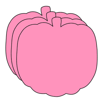SHAPES ETC. Small Single Color Creative Foam Cut-Outs - Pretty in Pink-O-Ween Pumpkin