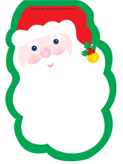 SHAPES ETC. Mini Notepad - Santa Face