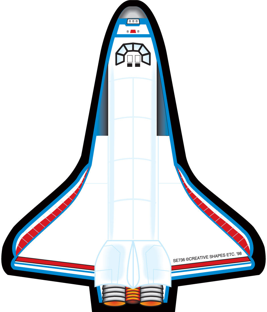 SHAPES ETC. Mini Notepad - Space Shuttle