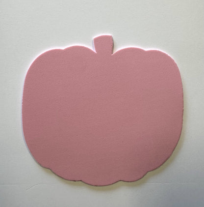 Large Pink Foam Pumpkin Cut-Outs, 5.5" – Pack of 15