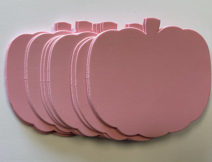 Large Pink Foam Pumpkin Cut-Outs, 5.5" – Pack of 15