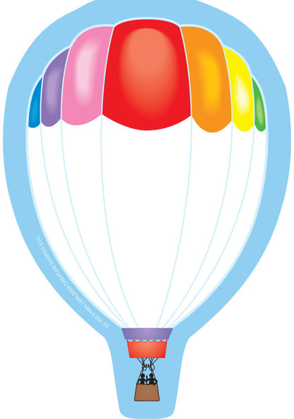 SHAPES ETC. Mini Notepad - Hot Air Balloon