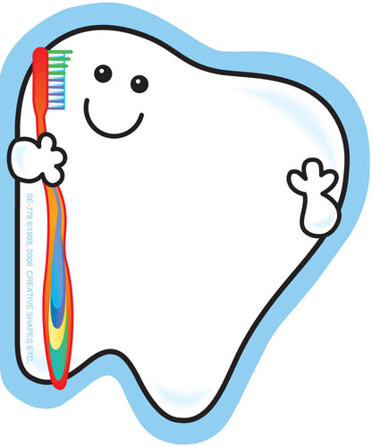 SHAPES ETC. Mini Notepad - Tooth