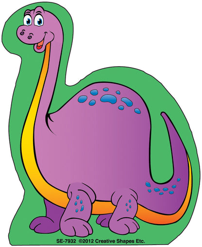 SHAPES ETC.  Notepad - Brontosaurus Dinosaur