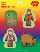 SHAPES ETC. Mini Notepad Set -  In-Season