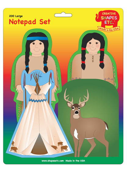 SHAPES ETC.Large Notepad Set - Native American