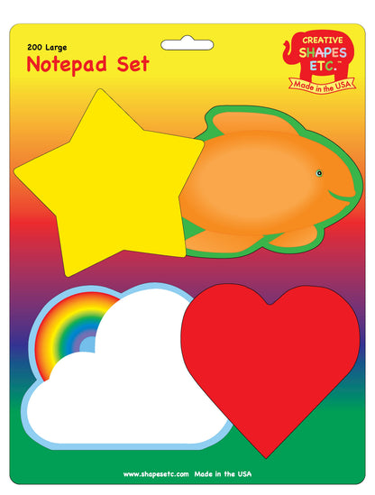 SHAPES ETC. Large Notepad Set- Spiritual Symbols