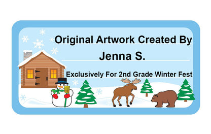 SHAPES ETC. Nametag - Winter
