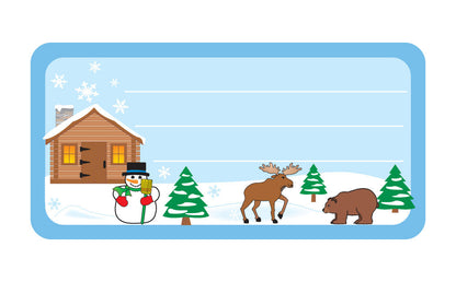SHAPES ETC. Nametag - Winter