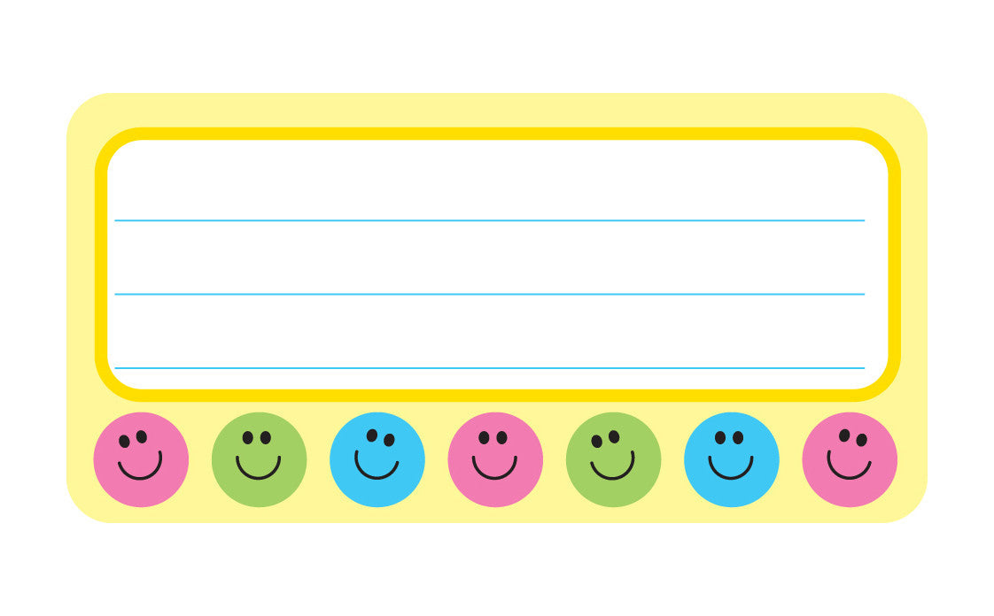 SHAPES ETC. Nametag - Smile