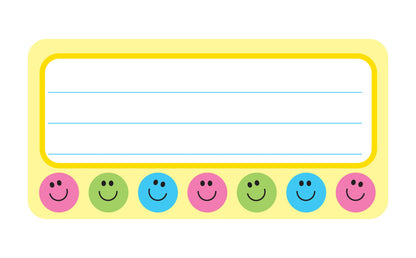 SHAPES ETC. Nametag - Smile