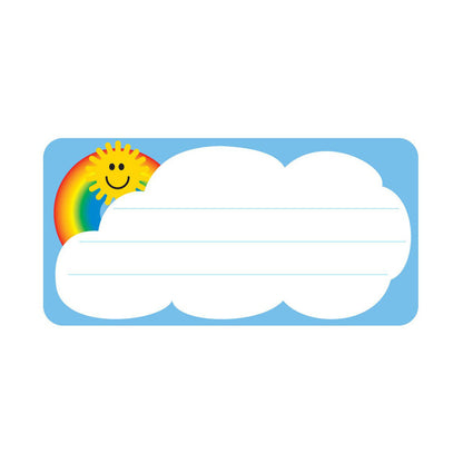 SHAPES ETC. Nametag - Rainbow Labels