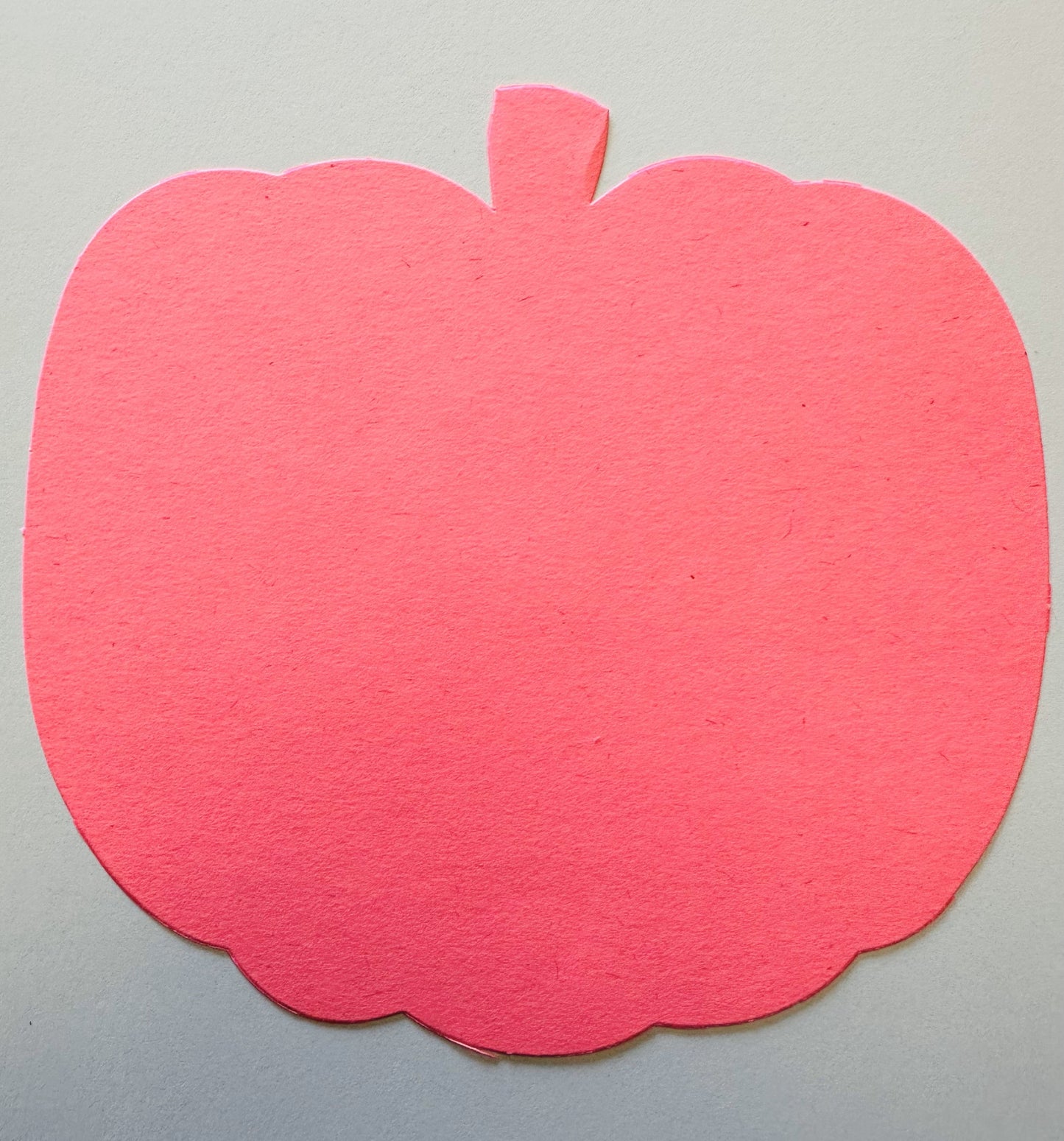 SHAPES ETC.  Large Single Color Cut-Out - Pretty in Pink-O-Ween Pumpkin