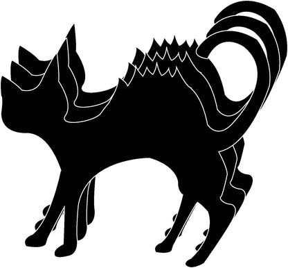 SHAPES ETC. Large Single Color Creative Foam Cut-Outs - Cat