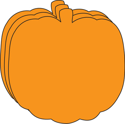 Large Orange Foam Pumpkin Cut-Outs, 5.5" – Pack of 15