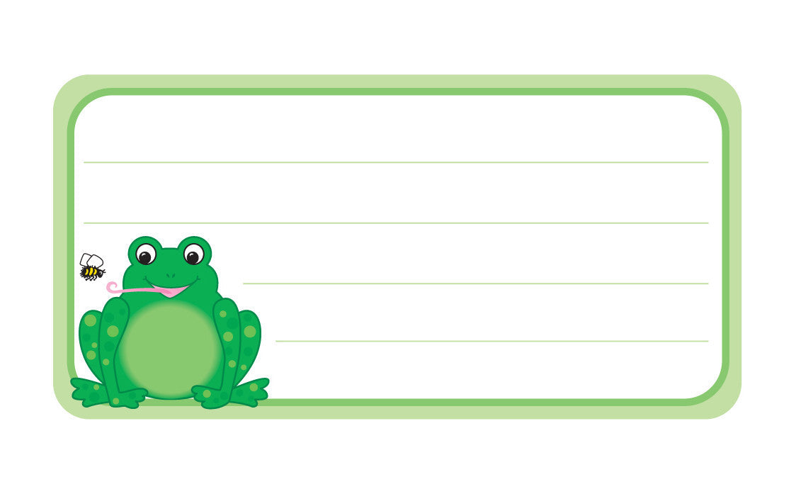 SHAPES ETC. Nametag - Frog
