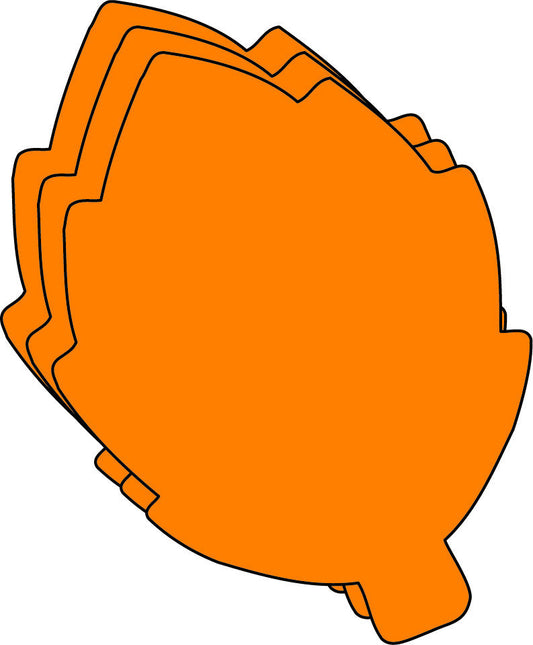 SHAPES ETC. Large Single Color Cut-Out - Fall Leaf