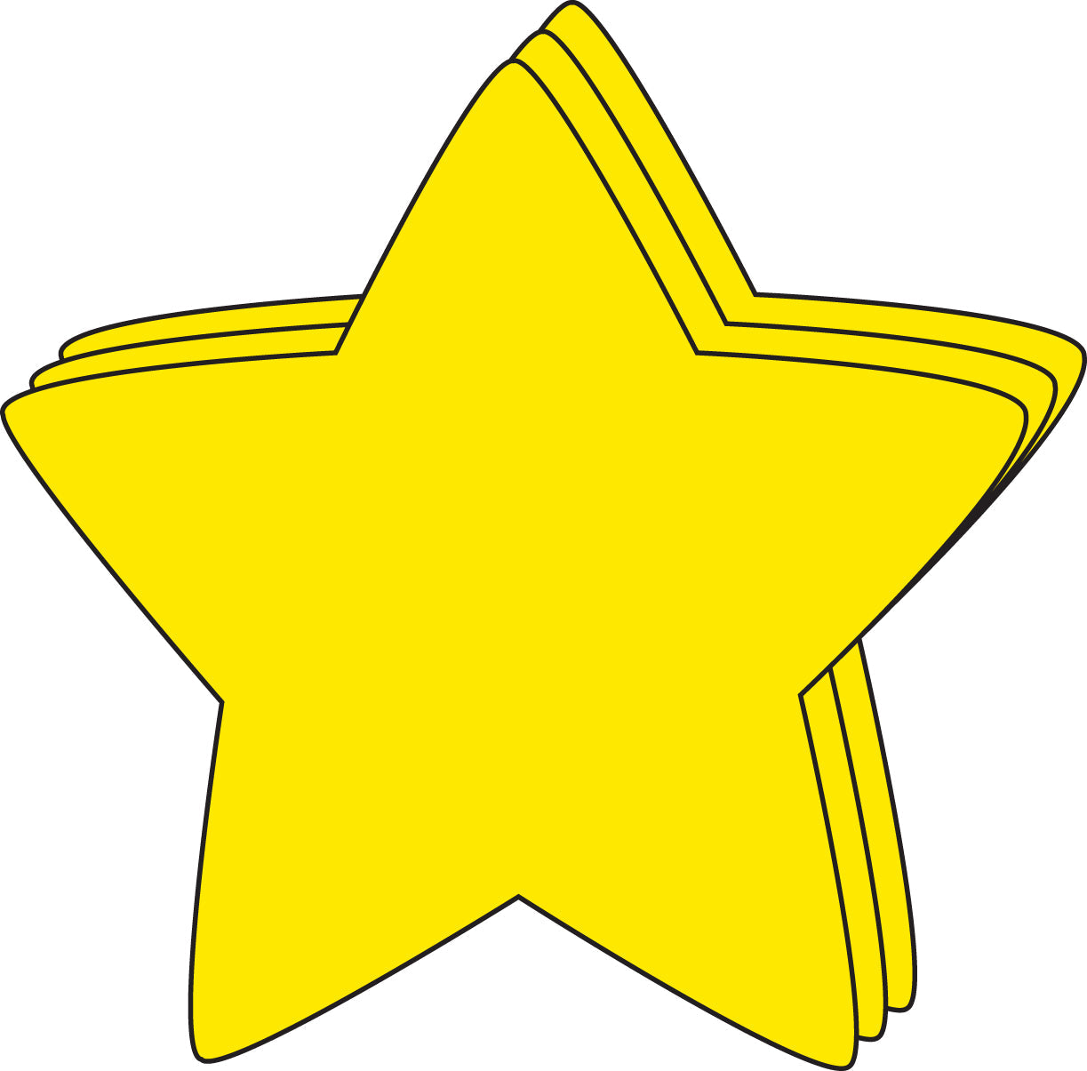 Die-Cut Magnetic - Large Single Color Star