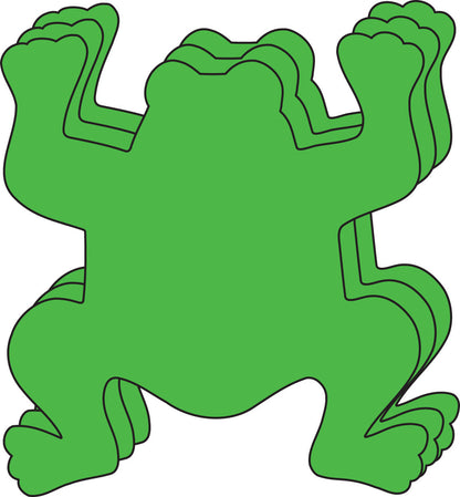SHAPES ETC. Large Single Color Cut-Out - Frog