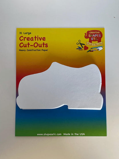 SHAPES ETC. Large Single Color Cut-Out -  Shoe