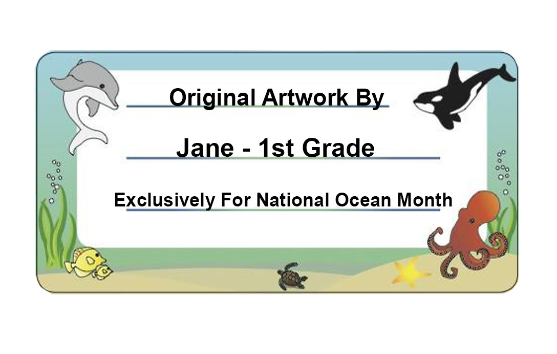 SHAPES ETC.  Nametag - Ocean Life