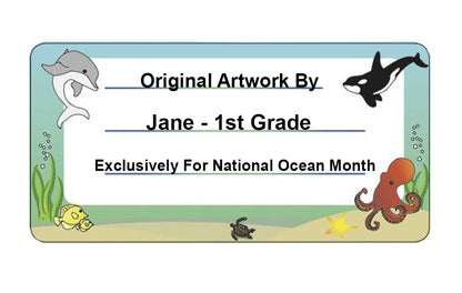 SHAPES ETC.  Nametag - Ocean Life