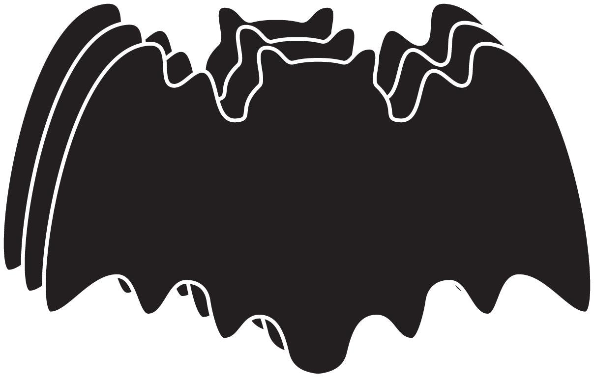 Die-Cut Magnetic - Large Single Color Bat