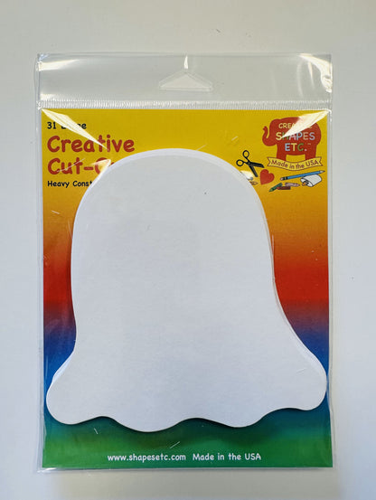 SHAPES ETC. Large Single Color - Ghost  Cut-Out