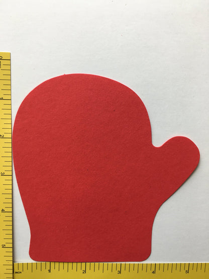 SHAPES ETC. Mitten Assorted Color Creative Cut-Outs- 5.5"
