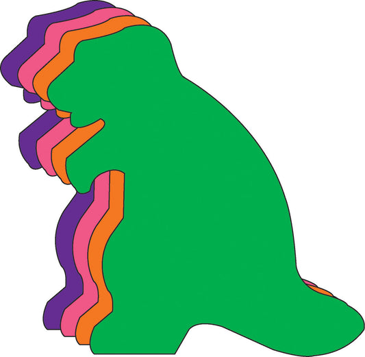 SHAPES ETC. Dinosaur Assorted Color Creative Cut-Outs- 5.5"
