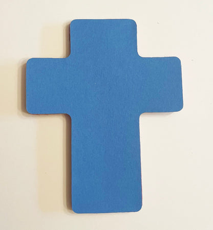 SHAPES ETC. Cross Assorted Color Creative Cut-Outs- 5.5"