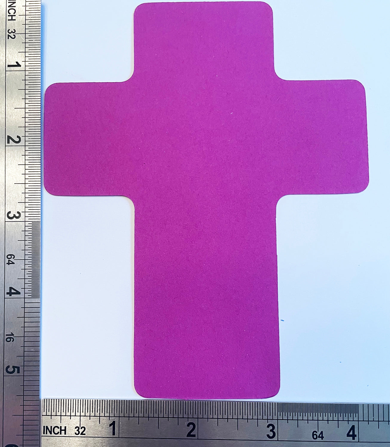 SHAPES ETC. Cross Assorted Color Creative Cut-Outs- 5.5"