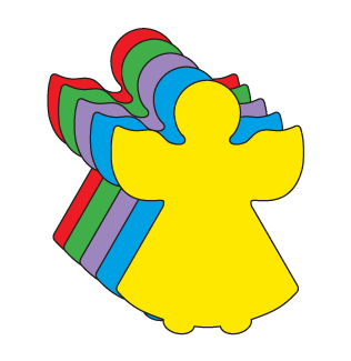 SHAPES ETC. Large Assorted Cut-Out - Angel