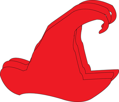 SHAPES ETC.  Santa Hat Large Single Color Creative Cut-Outs, 5.5"