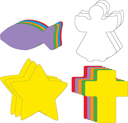 SHAPES ETC. Large Cut-Out Set - Spiritual Symbols