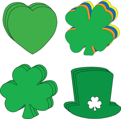 SHAPES ETC. Small Cut-Out Set - St. Patrick's Day