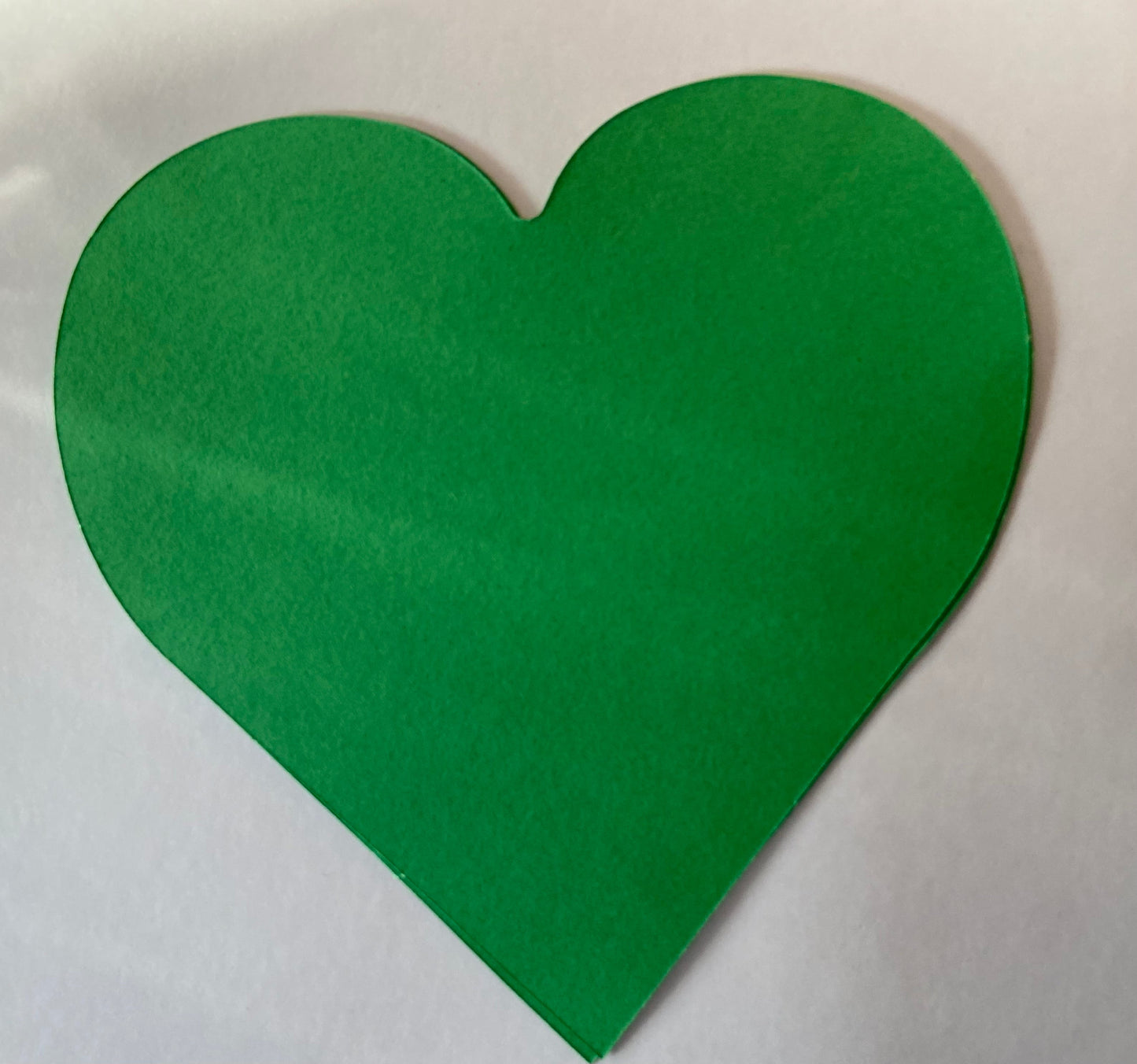 SHAPES ETC.  Large Single Color Cut-Out - St. Patrick's Day Heart