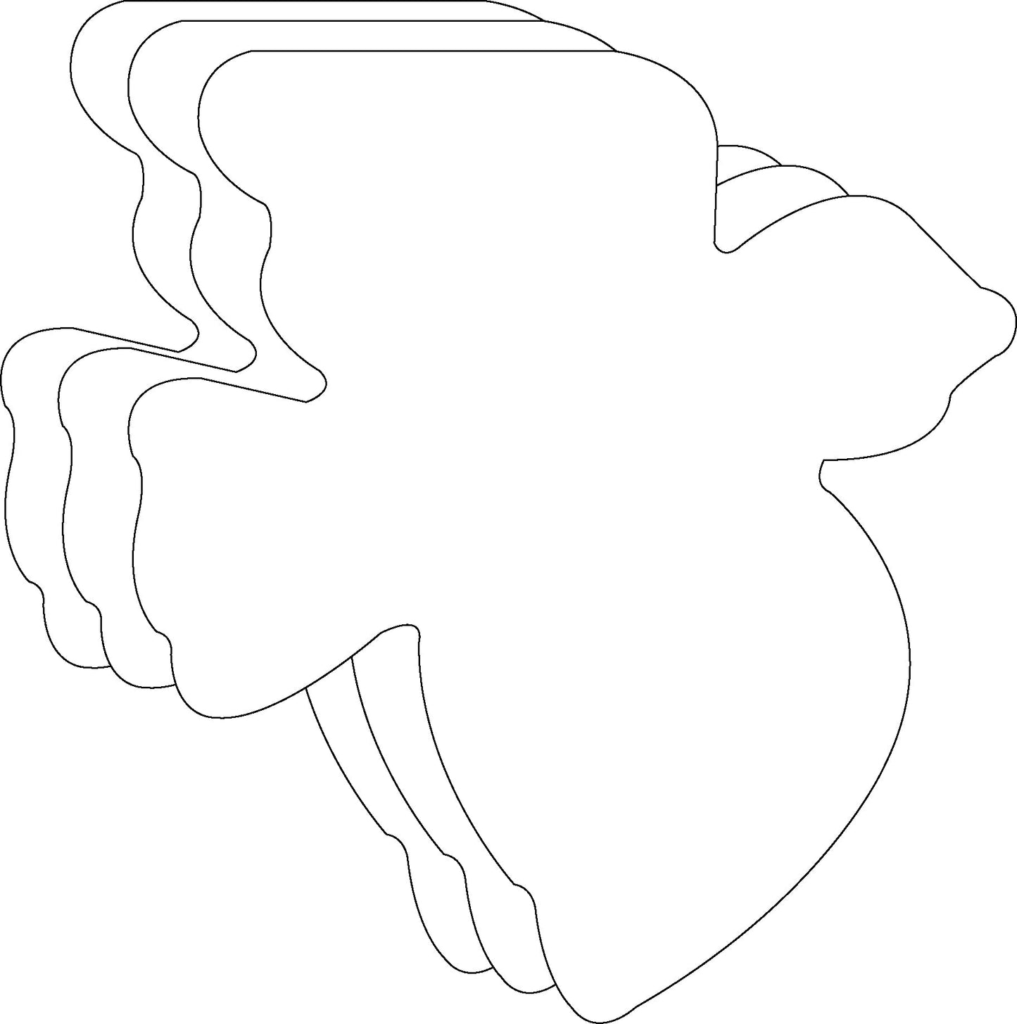 SHAPES ETC.  Peace Dove Single Color Creative Cut-Outs - 5.5"