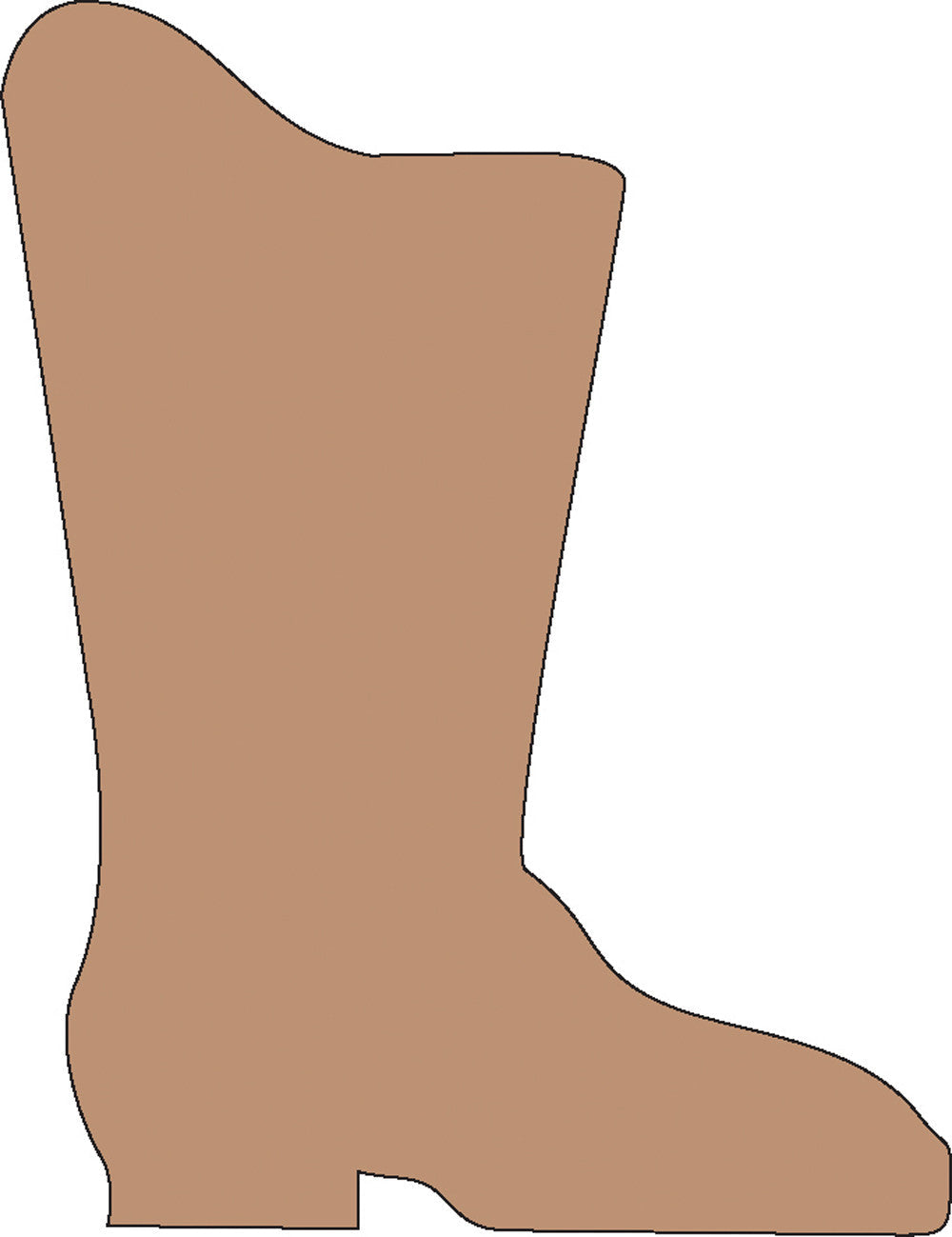 SHAPES ETC. Sticky Shape Notepad - Boot