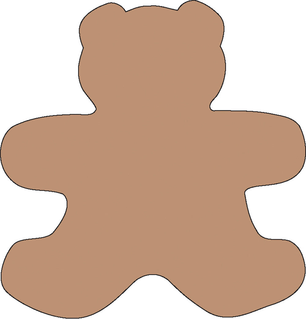 SHAPES ETC. Sticky Shape Notepad - Teddy Bear