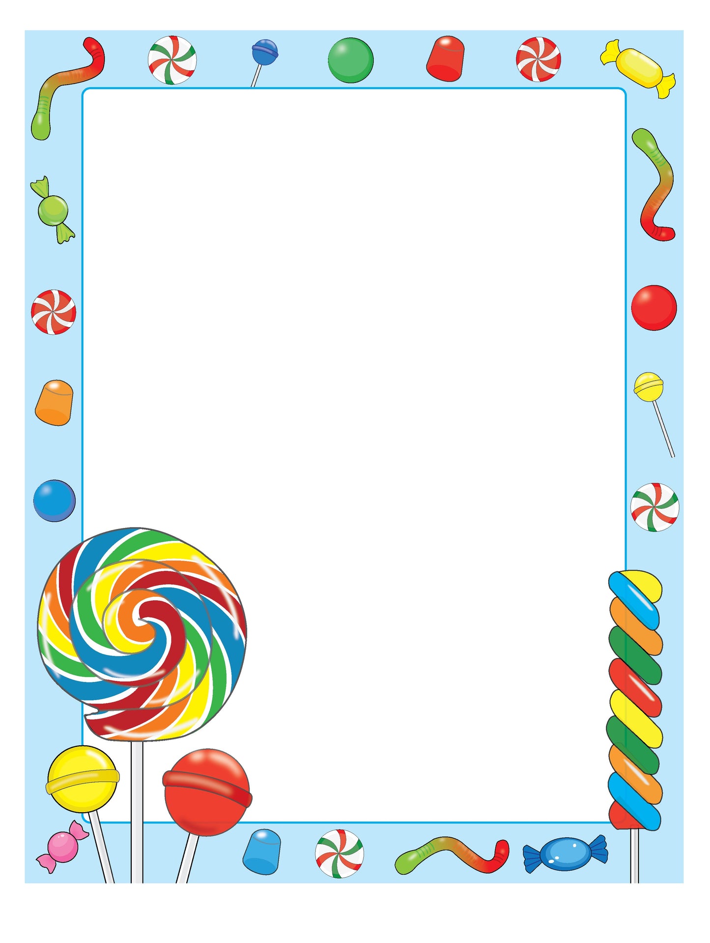 SHAPES ETC. Designer Paper - Candy (50 Sheet Package)