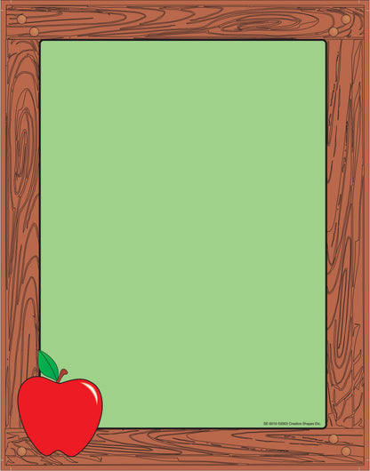 SHAPES ETC.  Designer Paper - Chalkboard (50 Sheet Package)