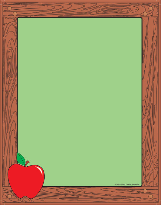 SHAPES ETC.  Designer Paper - Chalkboard (50 Sheet Package)