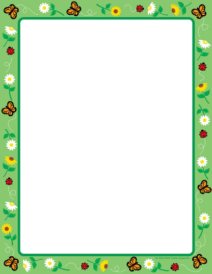 SHAPES ETC.  Designer Paper - Spring (50 Sheet Package)
